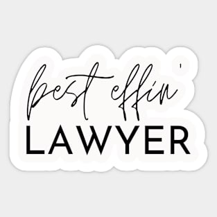 Lawyer Gift Idea For Him Or Her, Thank You Present Sticker